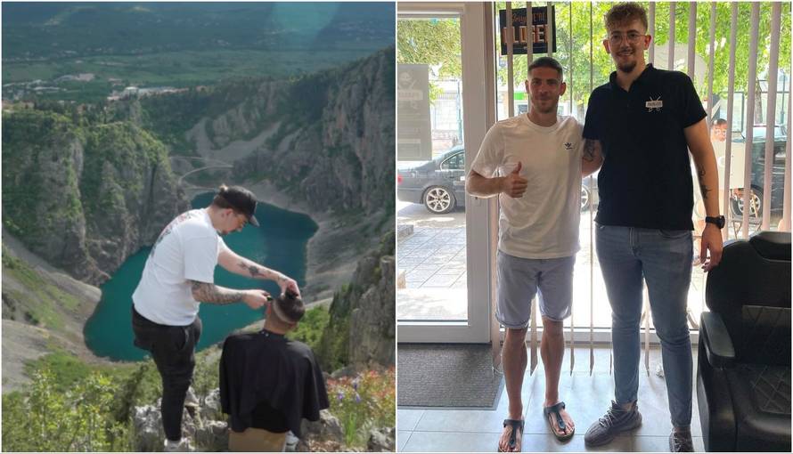 Frizer Paulo iz Imotskog: 'Šišao sam prijatelja na litici iznad Modrog jezera, bilo je odlično'