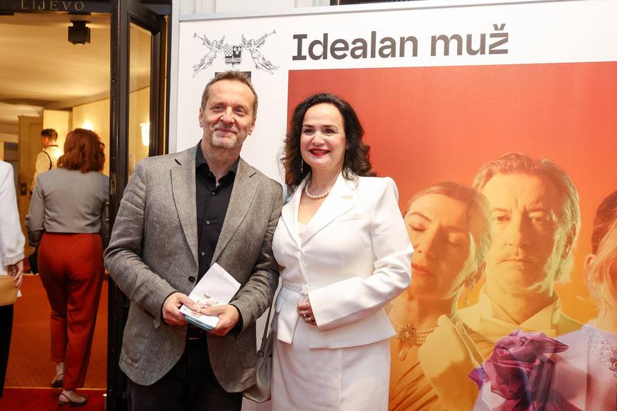Zagreb: Poznati na premijeri predstave "Idealan muž"