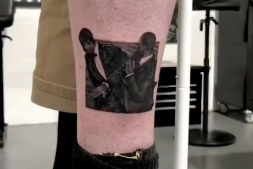 Tetovirao je trenutak u kojem je Will Smith ošamario Chrisa Rocka: 'Urnebesno je'