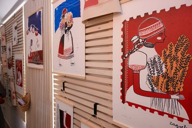 Otvorenje salona i du&cacute;ana 'Zagrli Zagreb' mlade ilustratorice Nikoline &Zcaron;ab&ccaron;i&cacute;