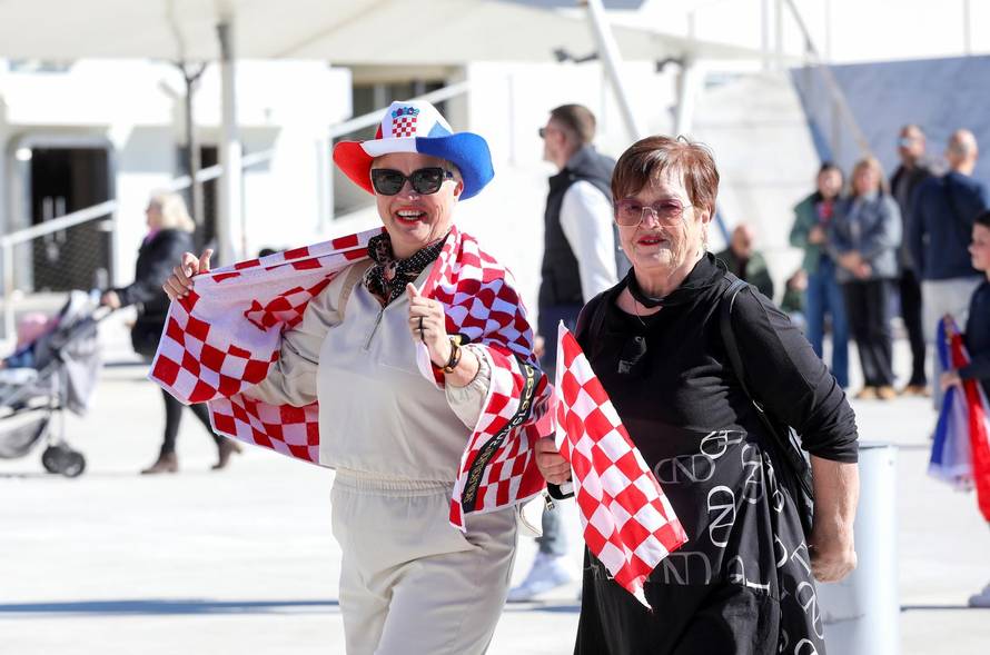 Šibenik: Svečani doček zlatnog izbornika, Ivice Tucka, njegovog pomoćnika Jure Marelje i Perice Bukića
