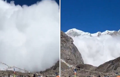 VIDEO Jeziva lavina na krovu svijeta. Kamp nestao u sekundi
