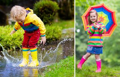 17 ideja kako odjenuti djecu za kišu - za igru na svježem zraku