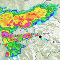 FOTO  Sna&zcaron;no nevrijeme prijeti Hrvatskoj, uz ki&scaron;u i grmljavinu!
