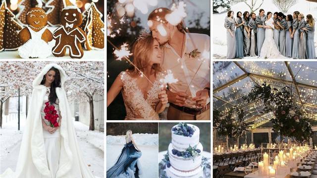 20 fotki koje dočaravaju zašto su zimska vjenčanja čarobna