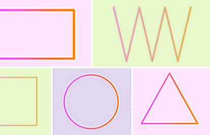 Test osobnosti: Koji oblik biste odabrali - kvadrat, trokut, krug, pravokutnik ili cik-cak liniju?