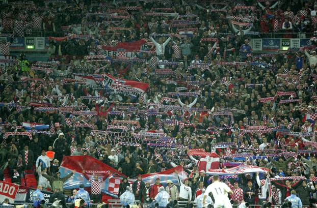 ARHIVA - 21.11.2007. Hrvatska nogometna reprezentacija na Wembleyju pobijedila Englesku 3-2