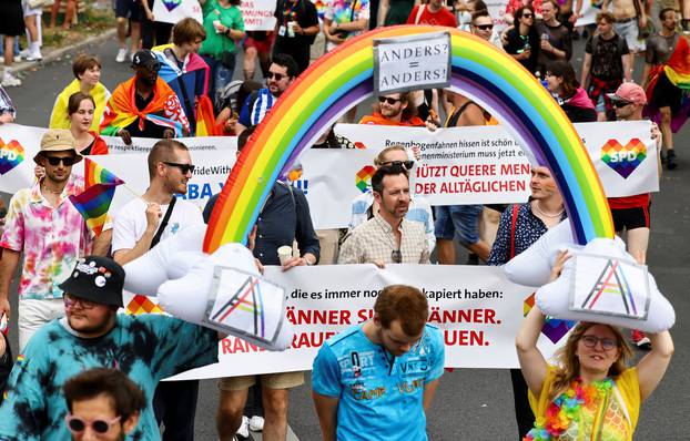 Berlin's Christopher Street Day LGBTQ Pride march