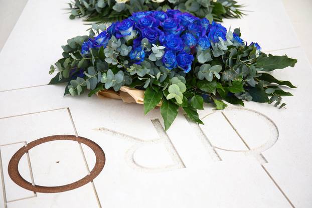 Zagreb: Delegacija GNK Dinamo posjetila grob Ćire Blaževića povodom njegove obljetnice smrti