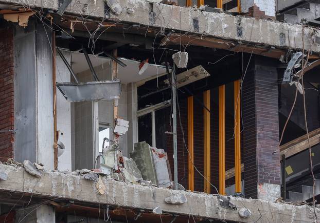 Zagreb: Nastavlja je rušenje zgrade Vjesnika