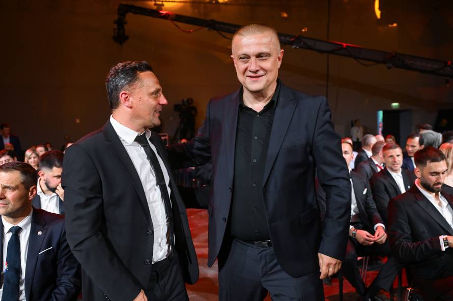 Zagreb: Ceremonija  dodjele  nagrade SuperSport Hrvatske nogometne lige