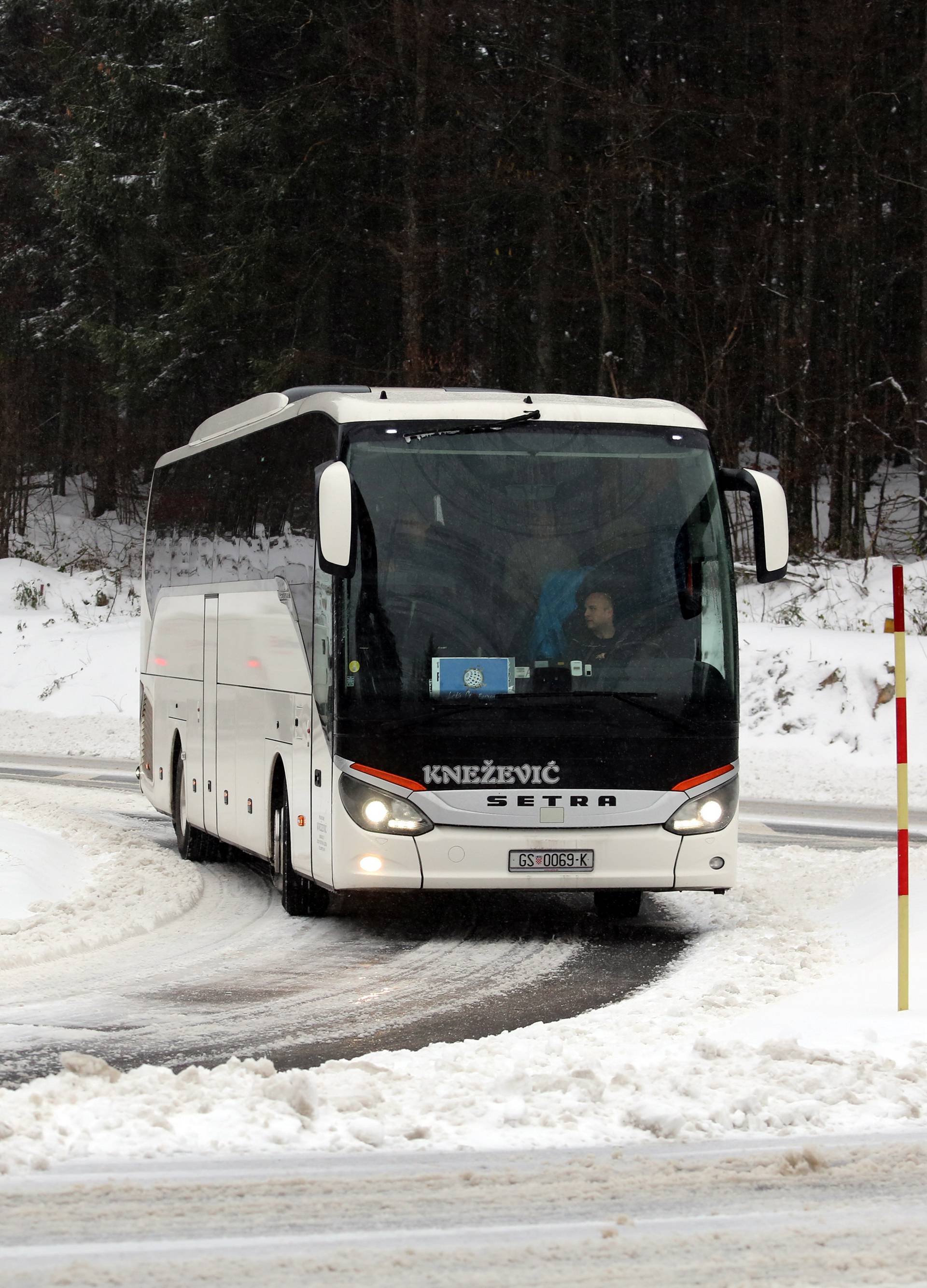 Delnice: Snijeg pao na podruÄju Gorskog kotara