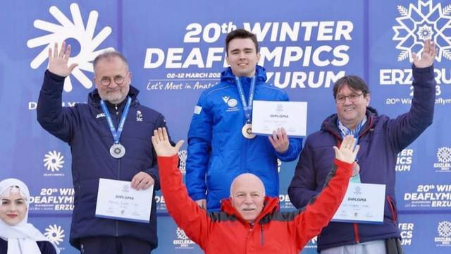 Bravo, Bogdane: Hrvatskoj prva medalja u povijesti na Zimskim olimpijskim igrama gluhih!