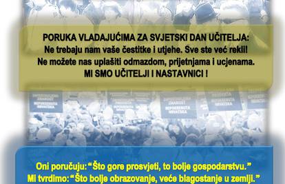 'Prosvjedujte protiv onih koji su opelješili i spalili Hrvatsku'