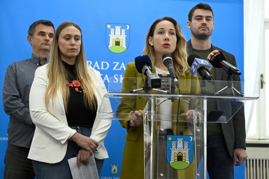 Zagreb: Marija Selak Raspudic odrzala konferenciju za medije