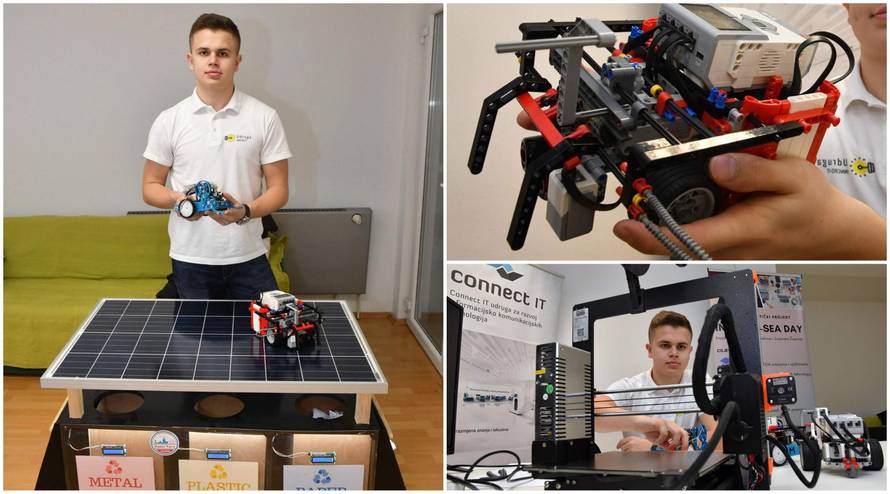 Genijalac Roko (16) osmislio je naše 'pametne kante za smeće'