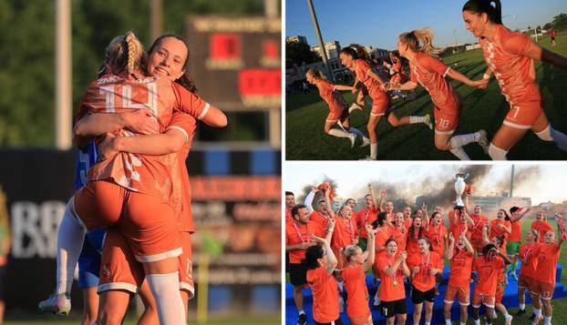 FOTO Veliko slavlje u Sigetu: Agramerke prvi put osvojile naslov prvakinja Hrvatske!