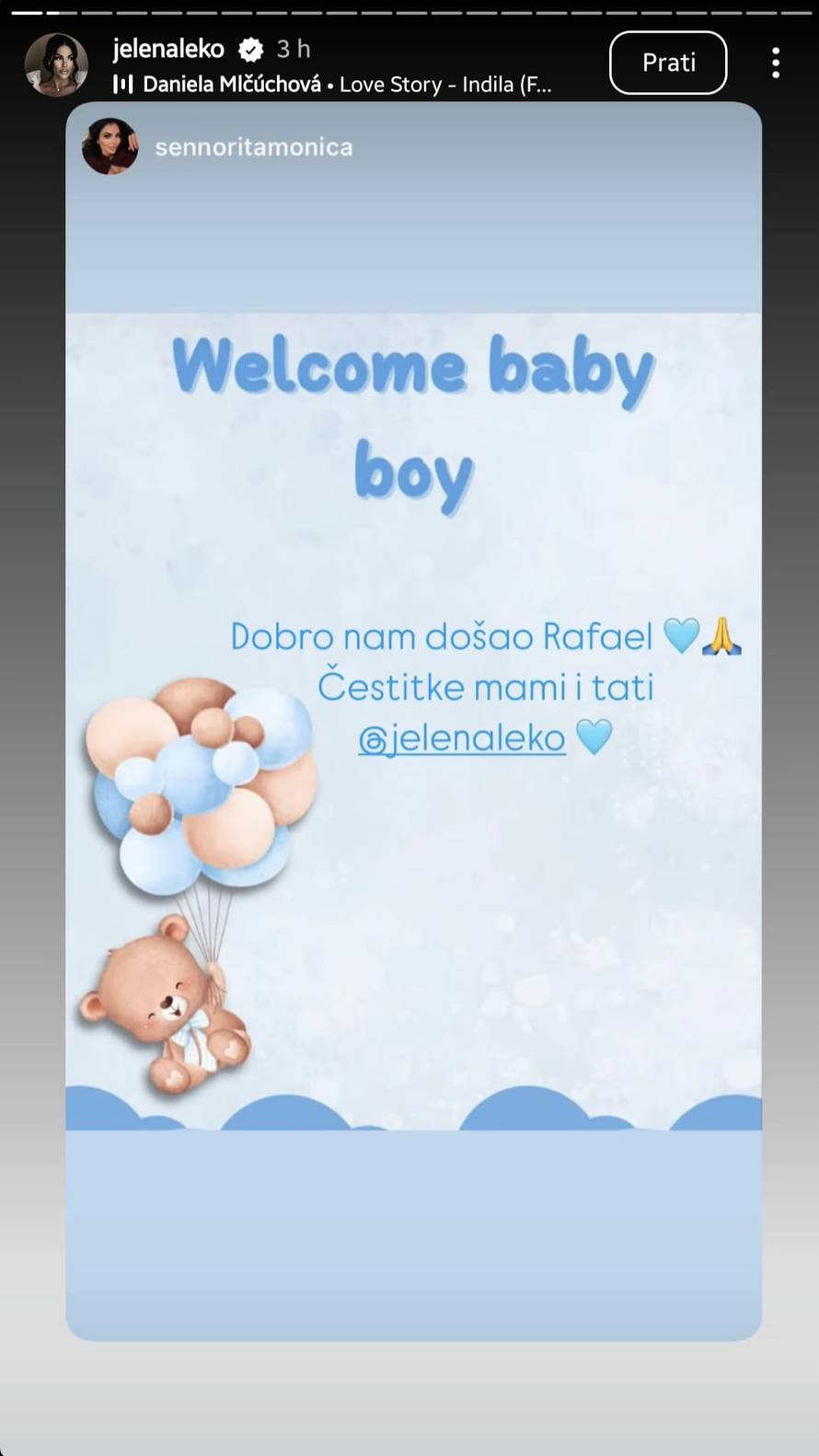 Jelena Leko rodila te otkrila ime i spol prinove: Znali smo odmah kako ćemo nazvati drugo dijete