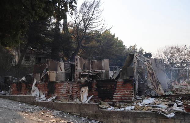 Posljedice požara kod Omiša