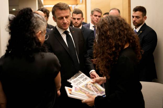 French President Emmanuel Macron visits Israel