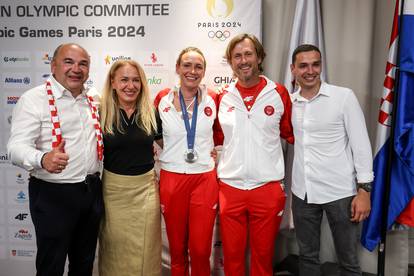 FOTO Ovako slave Hrvati! Sreća nakon četiri osvojene medalje