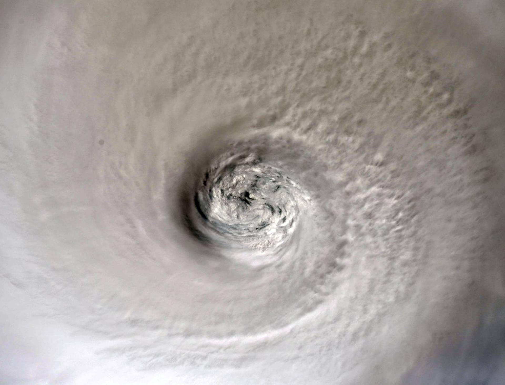 NASA handout photo of Hurricane Dorian shown from the International Space Station