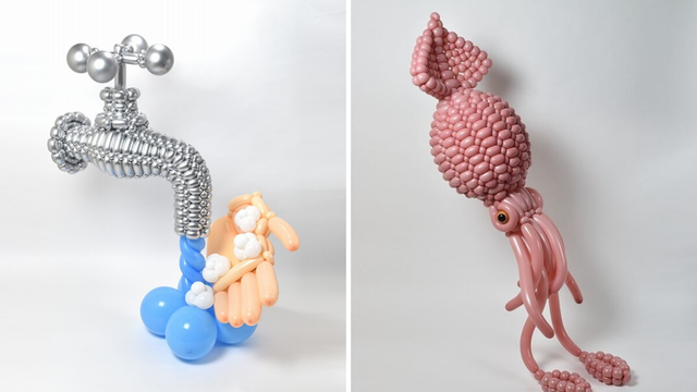Japanski umjetnik s balonima je napravio nevjerojatne skulpture