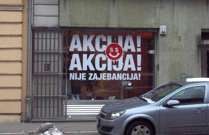 Zagreb: Provokativnim sloganom privlače kupce