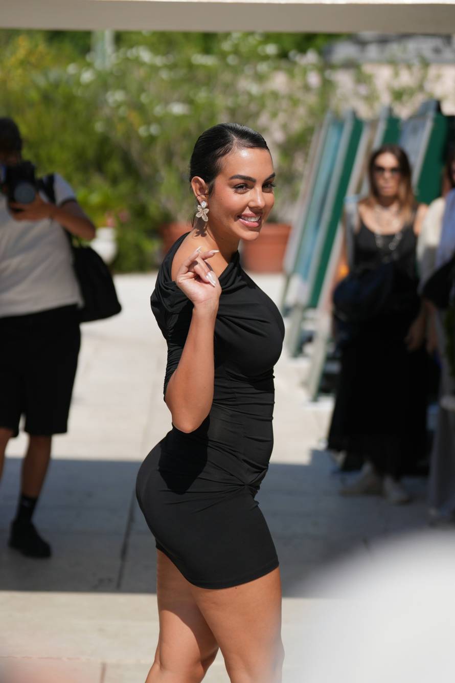Georgina Rodriguez steps out at the 81 Venice film festival