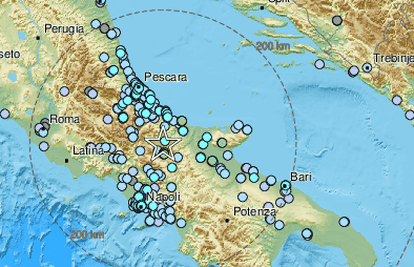 Snažan potres pogodio Italiju