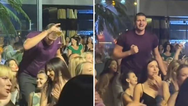 VIDEO Pogledajte kako se Jokić rasplesao na Cecine hitove