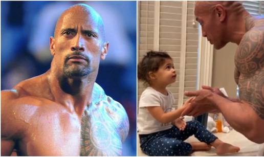 The Rock pjevao kćerkici kako bi ju naučio da mora prati ruke