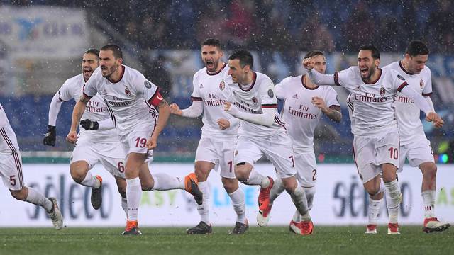 Coppa Italia Semi-final Second Leg - Lazio vs AC Milan