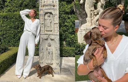 Sofia Richie donosi vikend kombinaciju: Ležeran pleteni komplet plus bijele salonke