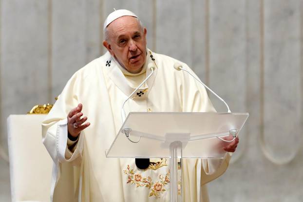FILE PHOTO: Pope Francis conducts a Mass on the feast day of Our Lady of Guadalupe, in Vatican City