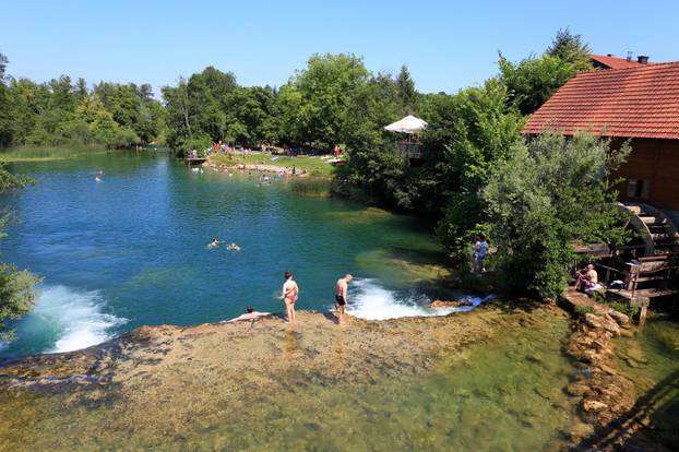 Brojna kupališa rijeke Mrežnice