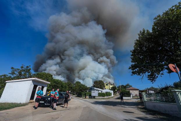 Barban: Veliki požar izbio u Punteri