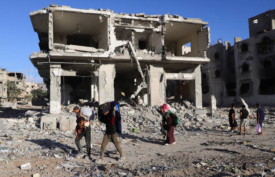 Aftermath of Israel's government ratifying a ceasefire with Hamas in Gaza