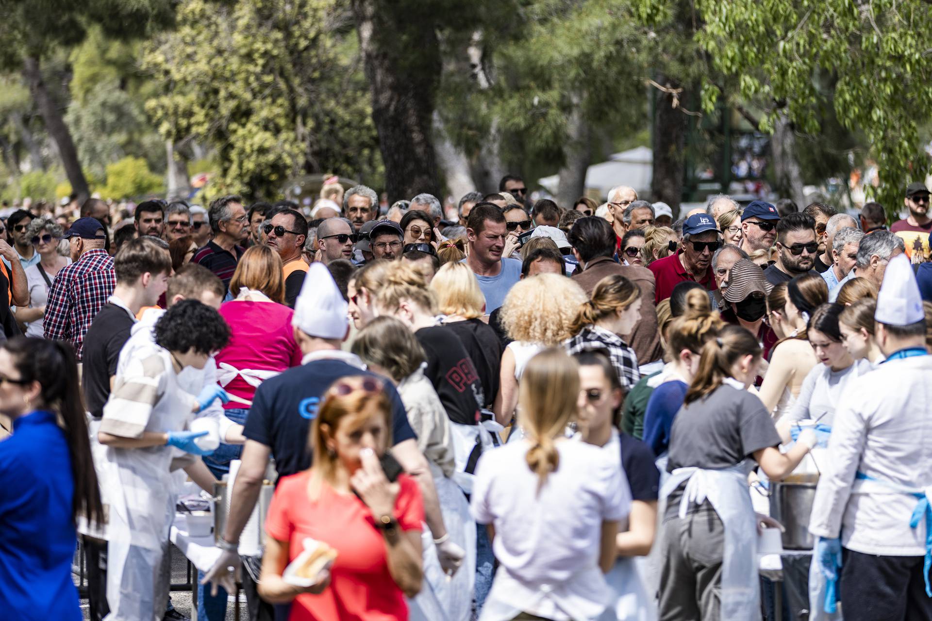 Split: Podjela graha građanima na Marjanu