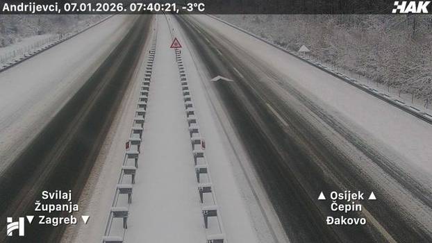 FOTO Autoceste diljem Hrvatske zametene snijegom, pogledajte