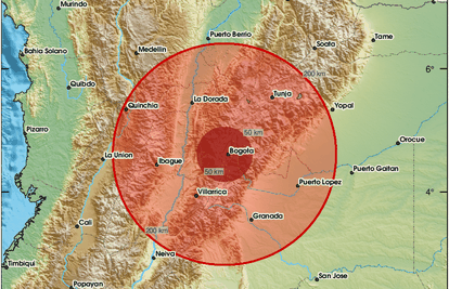 Potres od 6,3 Richetra pogodio glavni grad Kolumbije: 'Kao da traje 30 sekundi, svi su vani...'