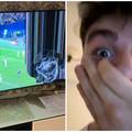 VIDEO EUFORIJA Zabio &ccaron;a&scaron;u u ekran kad je Argentina dala gol!