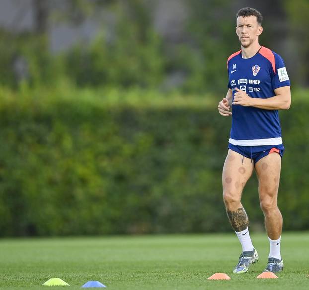 Zagreb: Trening nogometaša hrvatske nogometne reprezetacije