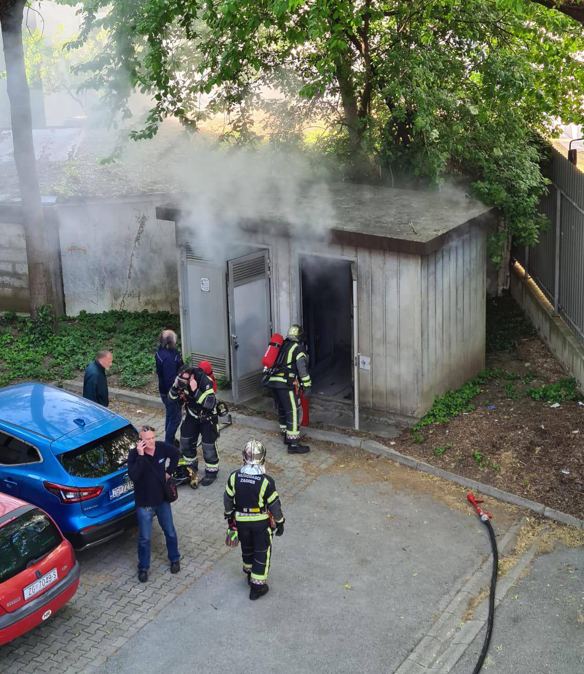 Zbog požara trafostanice u Maksimiru stotine bez struje