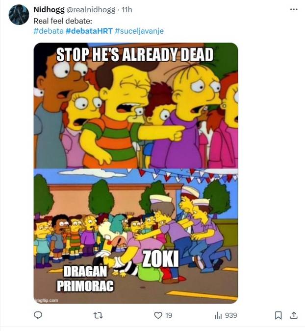 FOTO Internet se još nije ugasio! Ljudi o debati: 'Slogan drugog kruga je - kakvo je, takvo je...'