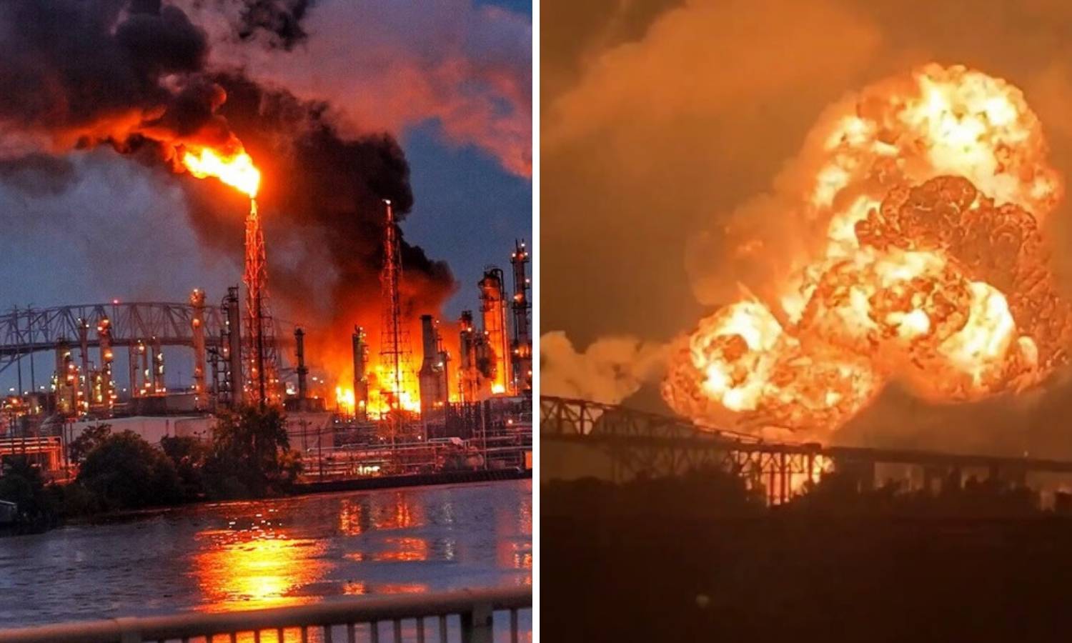 Ogromna eksplozija u rafineriji: Vatrogasci satima gasili požar