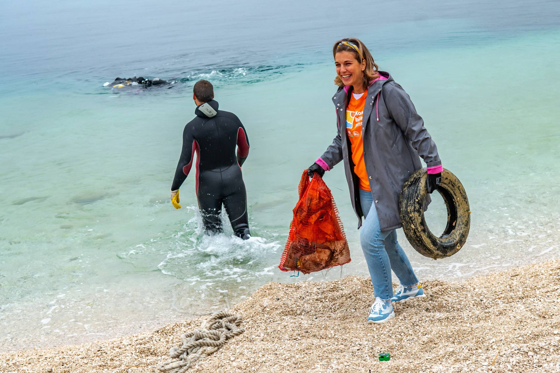 S morskog dna kod Splita izvadili više od 50 kubika otpada
