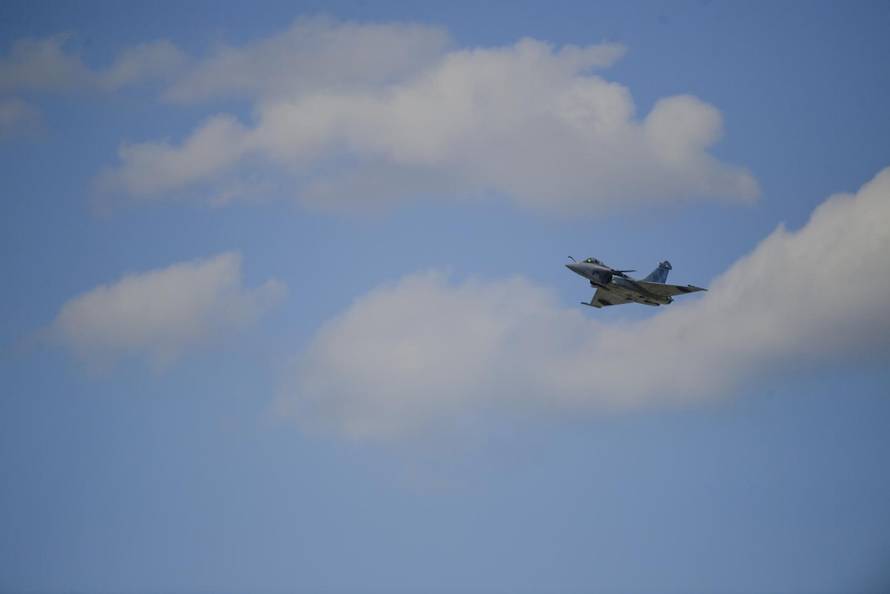 Zagreb: Generalna proba svečanog vojnog mimohoda - zračne snage 