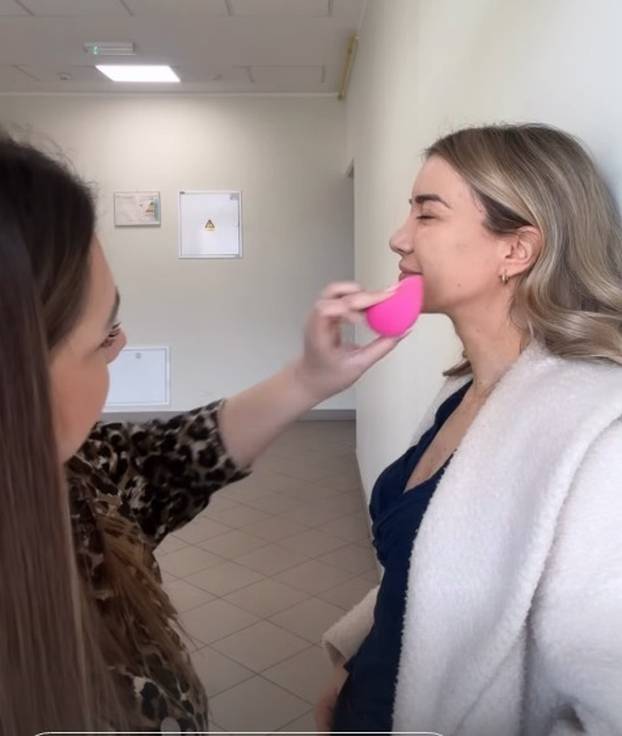 FOTO Valentina zablistala na Poljudu, a dobro raspoloženi Rakitić čavrljao s dinamovcima