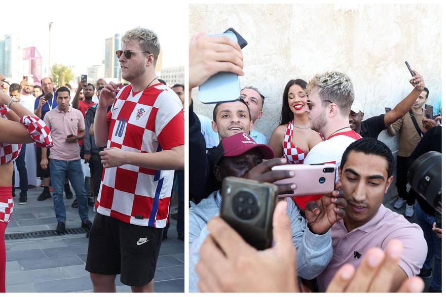 Fatalnu Knoll obožavatelji opkolili i čekali u redu za selfie: 'Moj uobičajen dan u Dohi...'